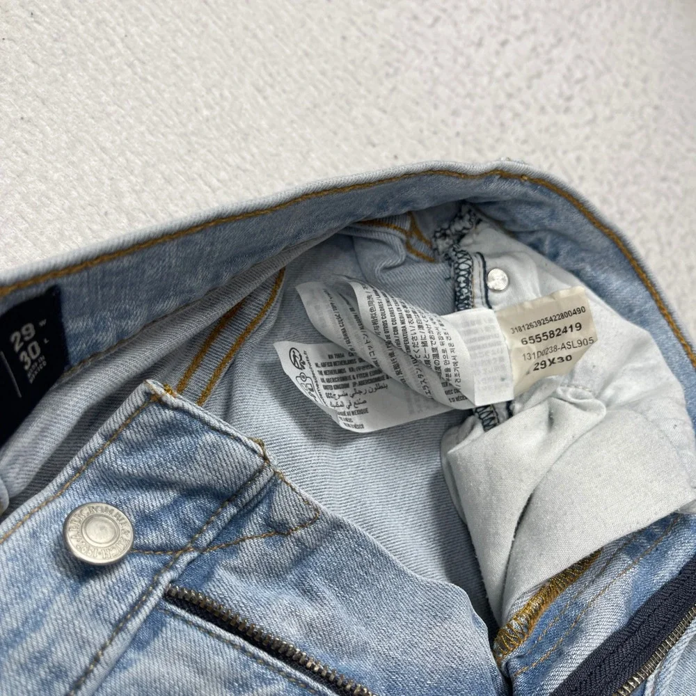 Abercrombie & Fitch Jeans Mens 29x30 (Fit 29x28) Blue Athletic Straight Denim